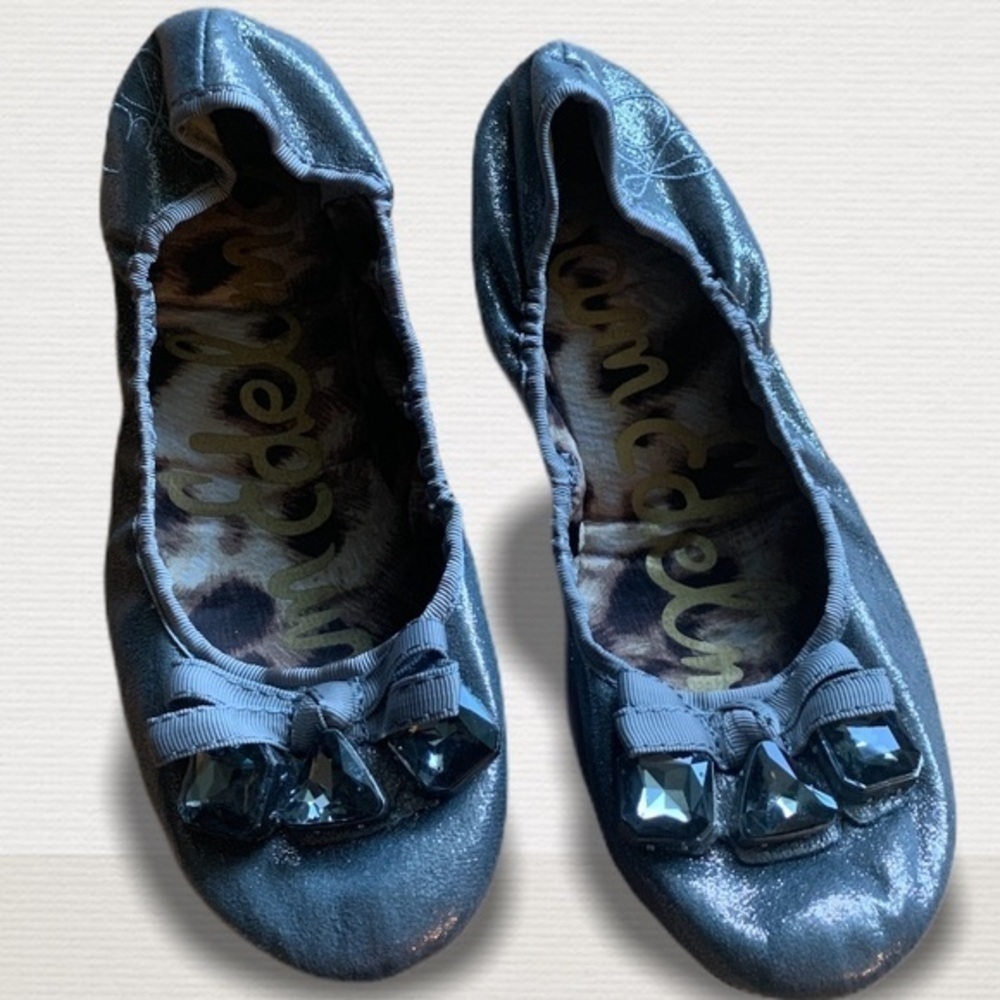 💕Sam Edelman metallic Flats
